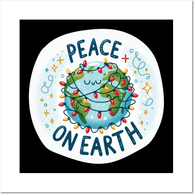 Peace on Earth Wall Art by MZeeDesigns
